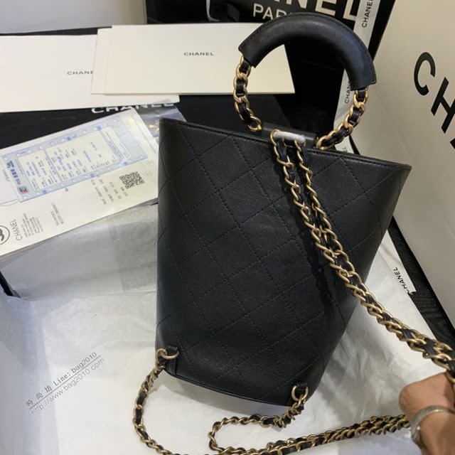 Chanel女包 AS1362# 2020新款 水桶背包系列 香奈兒肩背女包 可手提  djc4014